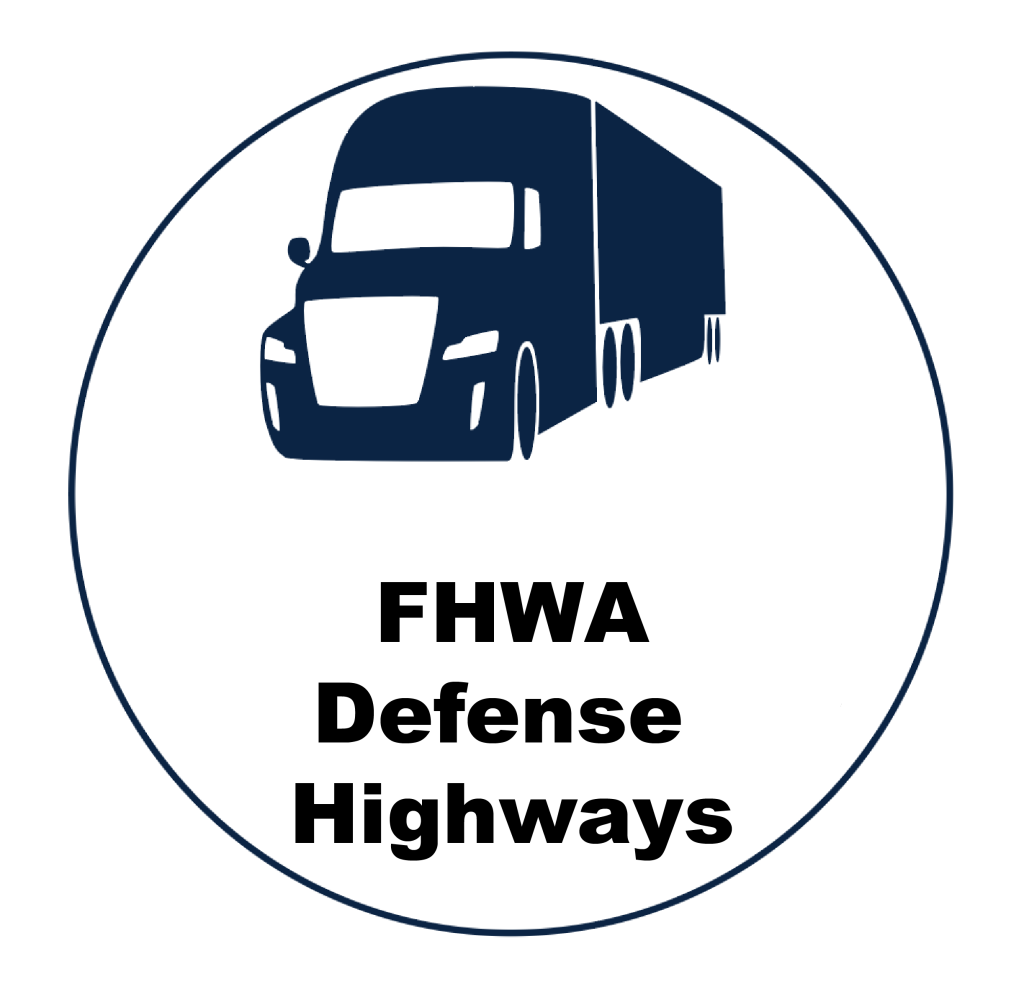 FHWA Defense Highways Map
